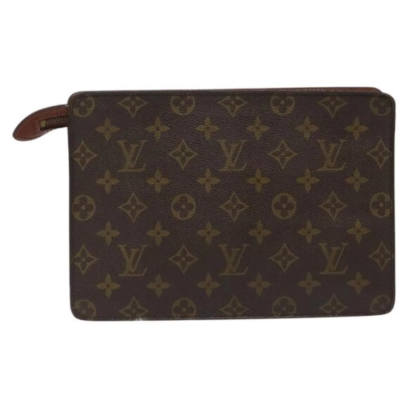 LOUIS VUITTON Monogram Pochette Homme Clutch Bag - Picture 3 of 15